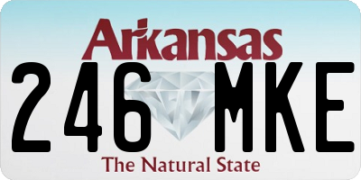 AR license plate 246MKE