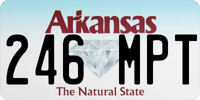 AR license plate 246MPT
