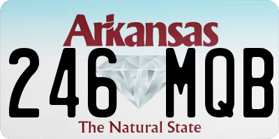 AR license plate 246MQB