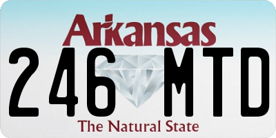 AR license plate 246MTD