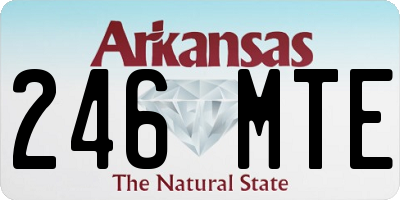 AR license plate 246MTE