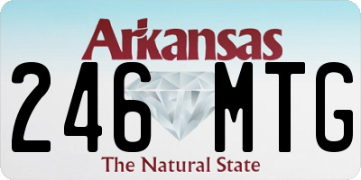 AR license plate 246MTG