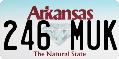AR license plate 246MUK