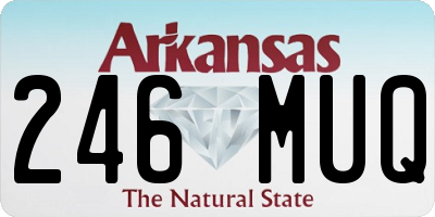 AR license plate 246MUQ