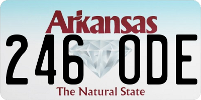 AR license plate 246ODE