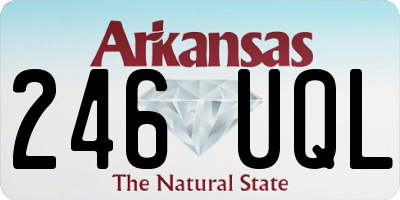 AR license plate 246UQL