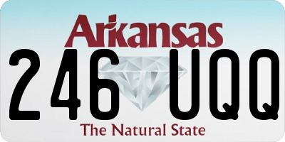 AR license plate 246UQQ