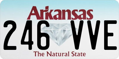 AR license plate 246VVE