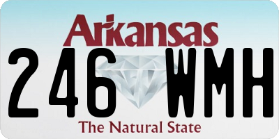 AR license plate 246WMH