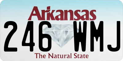 AR license plate 246WMJ