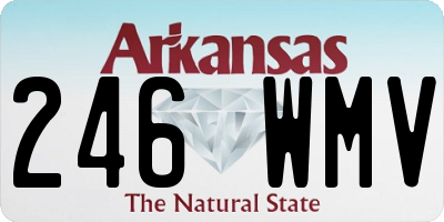 AR license plate 246WMV