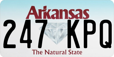 AR license plate 247KPQ