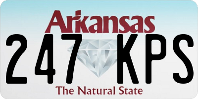 AR license plate 247KPS