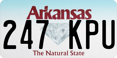 AR license plate 247KPU