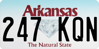 AR license plate 247KQN