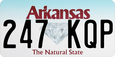 AR license plate 247KQP