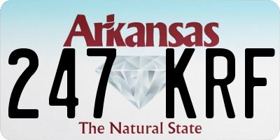 AR license plate 247KRF
