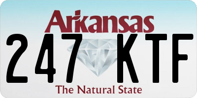 AR license plate 247KTF