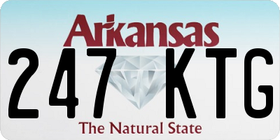 AR license plate 247KTG