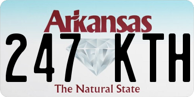 AR license plate 247KTH