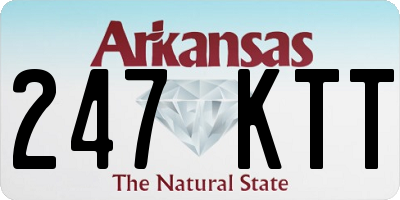 AR license plate 247KTT
