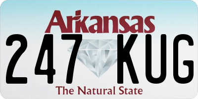 AR license plate 247KUG