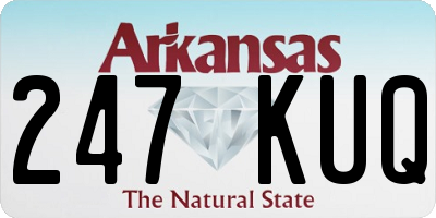 AR license plate 247KUQ