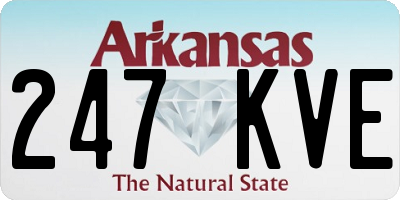 AR license plate 247KVE
