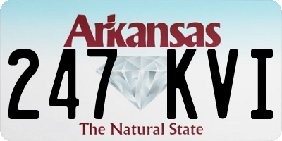 AR license plate 247KVI