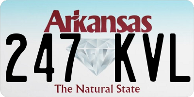 AR license plate 247KVL