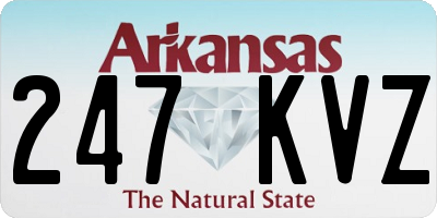 AR license plate 247KVZ