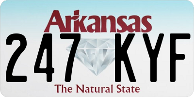 AR license plate 247KYF