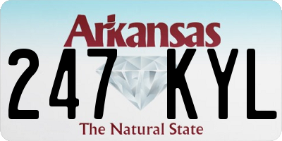 AR license plate 247KYL