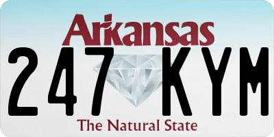 AR license plate 247KYM