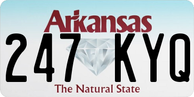 AR license plate 247KYQ