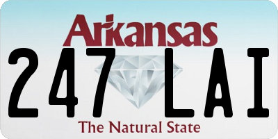 AR license plate 247LAI