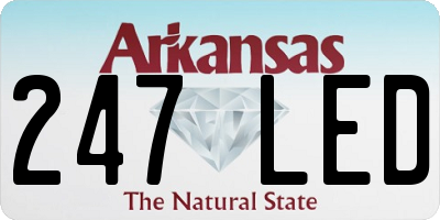 AR license plate 247LED