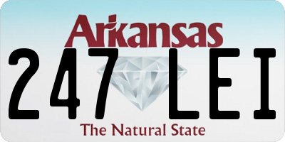AR license plate 247LEI