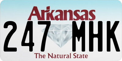 AR license plate 247MHK