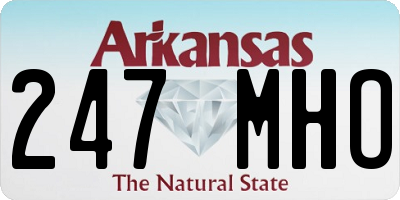 AR license plate 247MHO