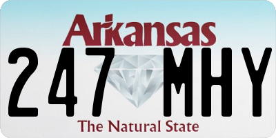 AR license plate 247MHY