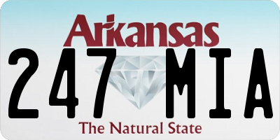 AR license plate 247MIA