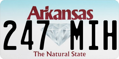 AR license plate 247MIH