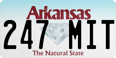 AR license plate 247MIT