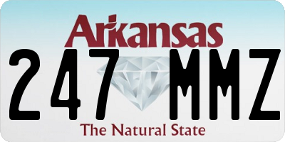 AR license plate 247MMZ