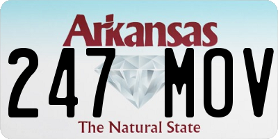 AR license plate 247MOV