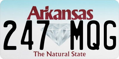 AR license plate 247MQG
