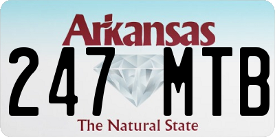 AR license plate 247MTB