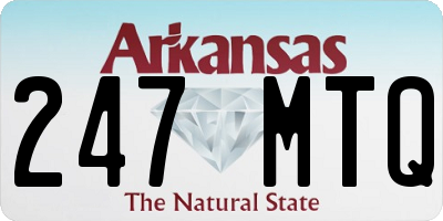 AR license plate 247MTQ