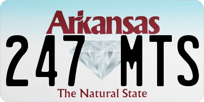 AR license plate 247MTS